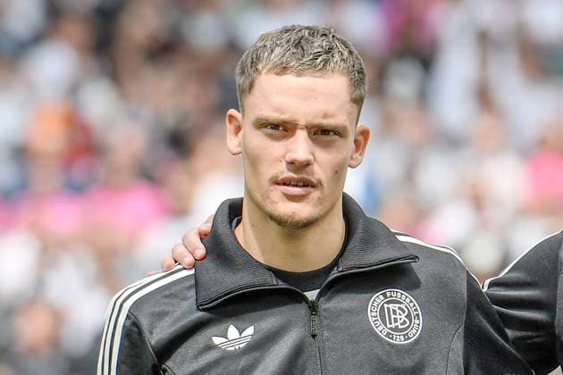 Florian Wirtz (Deutschland 17) Portrait, halbportrait, Bild, einzel, Einzelaufnahme, picture, single, solo, alleine, 08.06.2025 Fussball UEFA Nations League Deutschland vs Frankreich, Nekarstadion, Stuttgart,