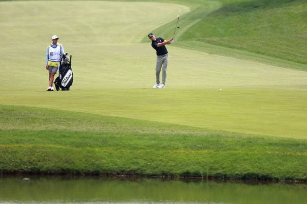 RBC Canadian Open 2025 at TPC Toronto at Osprey Valley CALEDON, ONTARIO - JUNE 08: Ludvig Aberg of Sweden hits from the 10th fairway during the final round of the RBC Canadian Open 2025 at TPC Toronto at Osprey Valley on Sunday, June 08, 2025 in Caledon, Ontario, Canada. Caledon Ontario United States  Copyright: xAmyxLemusx originalFilename:lemus-rbccanad250608_np28X.jpg