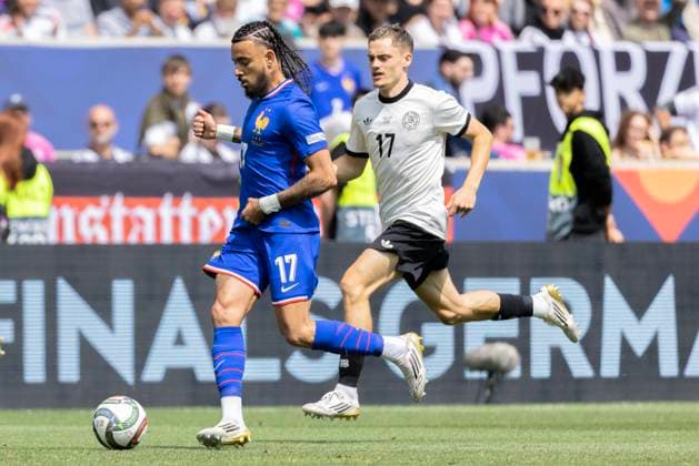 Stuttgart, Germany, June 08st 2025: Malo Gusto (17 FRA) during the UEFA Nations League 3rd Place between Germany and France at Stuttgart Arena in Stuttgart, Germany. Philipp Kresnik (Philipp Kresnik SPP) Copyright: xPhilippxKresnikx xSPPx spp-en-PhKrSp-1KRE0067