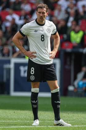UEFA Nations League Spiel um Platz 3 - 24 25 - Deutschland - Frankreich am 08.06.2025 in der MHP Arena in Stuttgart Leon Goretzka (Deutschland 8) unzufrieden, enttäuscht, enttaeuscht, niedergeschlagen MH