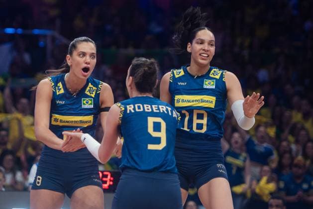 Brazil x Italy RIO DE JANEIRO, RJ - 08.06.2025: BRAZIL X ITALY - Italy& 39;s women& 39;s volleyball team beats Brazil and wins 3-0 at Maracanazinho in Rio de Janeiro, RJ, this Sunday (08). (Photo: Letycia Miller Fotoarena) x2751211x  LetyciaxMiller