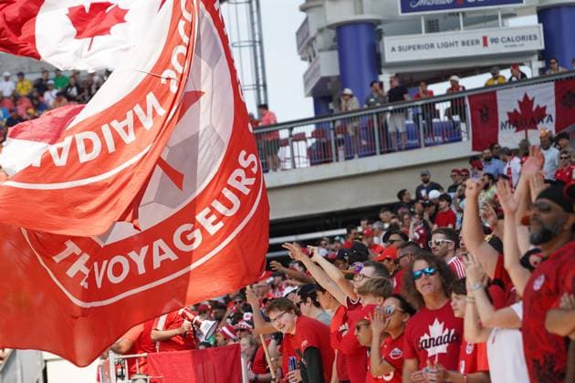 June 7, 2025, Toronto, Ciudad de Mexico, Canada: Canada fans during the International Friendly, Länderspiel, Nationalmannschaft match between Canada and Ukraine at BMO Field. Final score Canada 4-2 Ukraine. on June 7, 2025 in Toronto, Canada. Toronto Canada - ZUMAe321 20250607_zsa_e321_066 Copyright: xLeonardoxRamirezx