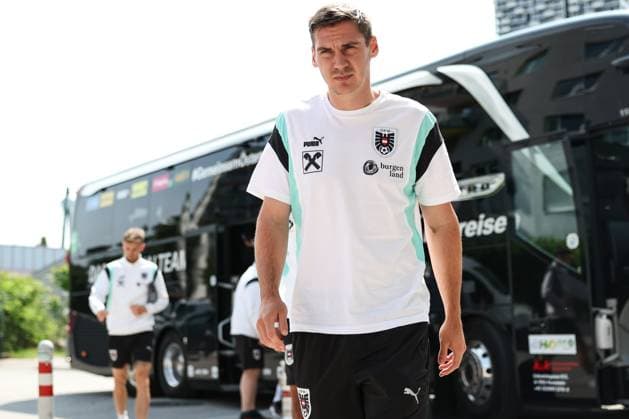 SOCCER - FIFA WC quali, SMR vs AUT VIENNA,AUSTRIA,09.JUN.25 - SOCCER - FIFA World Cup, WM, Weltmeisterschaft, Fussball 2026, European Qualifiers, group stage, OEFB international match, Länderspiel, Nationalmannschaft San Marino vs Austria, preview, training AUT. Image shows Maximilian Woeber (AUT).  GEPAxpictures xArminxRauthner