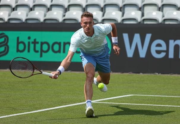 09.06.2025, Boss Open 2025, ATP, Tennis Herren Tour , Weissenhof Stuttgart, Tennis, im Bild: Jiri Leheck ( CZE)