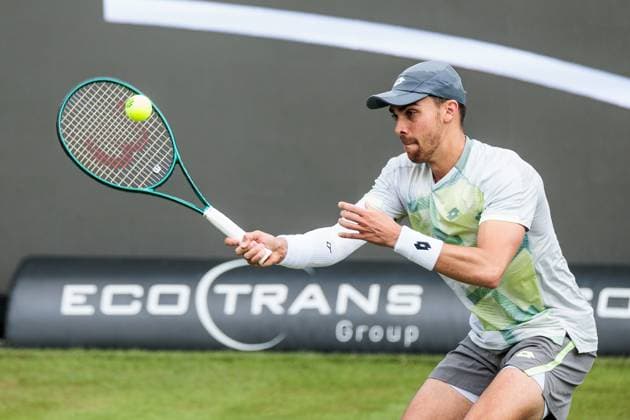 BOSS OPEN ATP250; 09.06.2025 Benjamin Bonzi (FRA) im Match gegen Jiri Lehecka (CZE) BOSS OPEN ATP250; Stuttgart, Tennisclub Weissenhof am 09.06.2025 Copyright: xBEAUTIFULxSPORTS Wunderlx