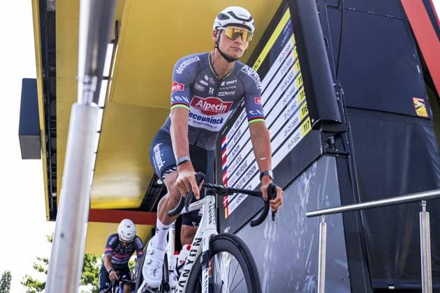 CICLISMO - Ciclismo Su Strada - Criterium du Dauphine 2025 - Stage 2 VAN DER POEL Mathieu, Alpecin - Deceuninck, during the presentation Team, during the Criterium du Dauphine, Premilhat, Issoire - 06 09 2025 - Stage 2 - 204,6 km during Criterium du Dauphine 2025 - Stage 2, Street Cycling race in France, France, June 09 2025 France France  Copyright: xIPAxSport ABACAx