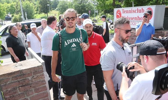 BAU Stuttgart Tennis , BOSS Open , Ankunft Alexander Zverev