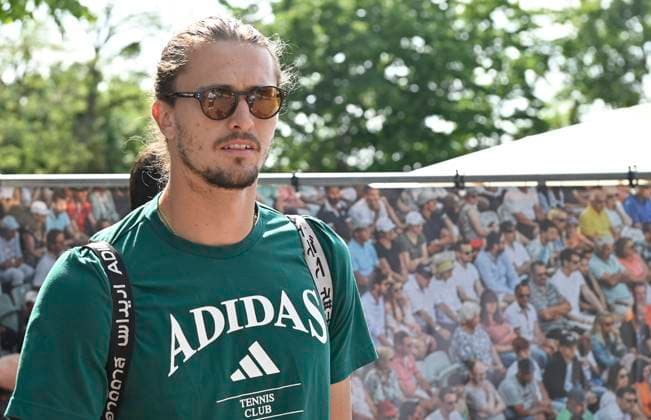 Ankunft Alexander Zverev (GER) kommt auf das Gelaende des TC Weissenhof Tennis Herren BOSS Open ATP, Tennis Herren 500 Stuttgart 2025 Weissenhof BOSS Open ATP 500 Stuttgart 2025