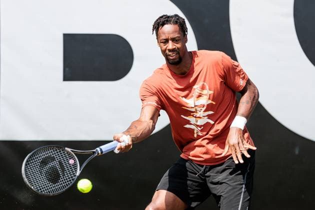 BOSS OPEN ATP250; 09.06.2025 Gael Monfils (FRA) im Training, trainiert BOSS OPEN ATP250; Stuttgart, Tennisclub Weissenhof am 09.06.2025 Copyright: xBEAUTIFULxSPORTS Wunderlx