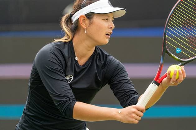 2025-06-09 2025 Libema Open Grass Court Championships ROSMALEN, NETHERLANDS - JUNE 9: Arianne Hartono of the Netherlands during Day One of 2025 Libema Open Grass Court Championships at Autotron on June 9, 2025 in Rosmalen, Netherlands. (Photo by Marleen Fouchier BSR Agency) Rosmalen Netherlands Content not available for redistribution in The Netherlands directly or indirectly through any third parties. Copyright: xBSRxAgencyx