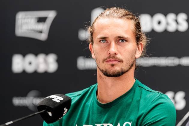 BOSS OPEN ATP250; 09.06.2025 Alexander Zverev (GER) während der Pressekonferenz BOSS OPEN ATP250; Stuttgart, Tennisclub Weissenhof am 09.06.2025 Copyright: xBEAUTIFULxSPORTS Wunderlx