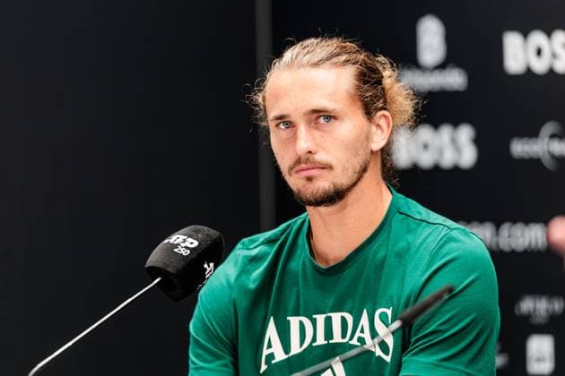 BOSS OPEN ATP250; 09.06.2025 Alexander Zverev (GER) während der Pressekonferenz BOSS OPEN ATP250; Stuttgart, Tennisclub Weissenhof am 09.06.2025 Copyright: xBEAUTIFULxSPORTS Wunderlx