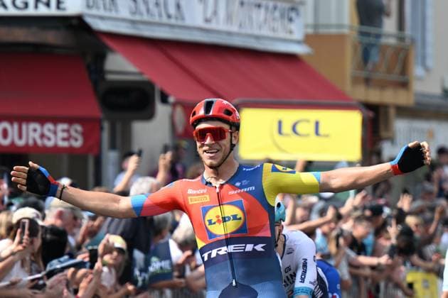09-06-2025 Criterium Du Dauphine Libere; Tappa 02 Premilhat - Issoire; 2025, Lidl - Trek; Milan, Jonathan; Issoire; 