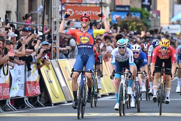 09-06-2025 Criterium Du Dauphine Libere; Tappa 02 Premilhat - Issoire; 2025, Lidl - Trek; Milan, Jonathan; Issoire; 