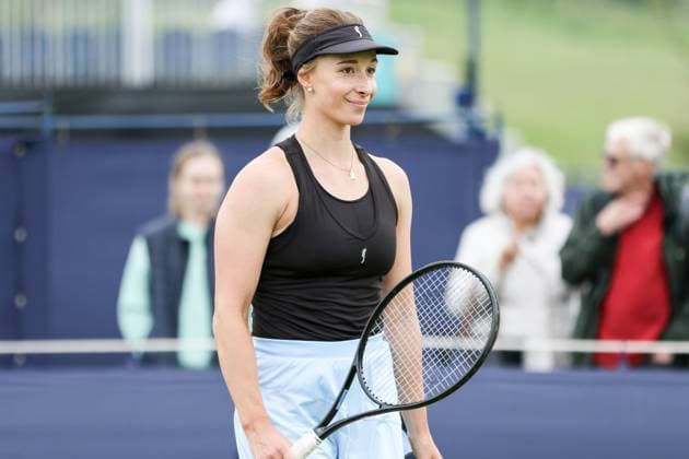 Ilkley Tennis Club, England, June 9th 2025: Valentina Ryser after the WTA, Tennis Damen 125 Lexus Ilkley Open match between Sayaka Ishii at Ilkley Tennis Club in Ilkley, England on June 9th 2025. (Sean Chandler SPP) Copyright: xSeanxChandlerx xSPPx spp-en-SeChSp-WTA 125 Lexus Ilkley Open - Lucrezia Stefanini v Viktorija Golubic - Ilkley Tennis Club-12F5A3404