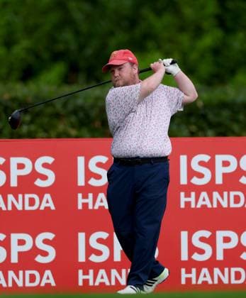 REPRO FREE *PRESS RELEASE NO REPRODUCTION FEE* EDITORIAL USE ONLY Golf Ireland ISPS Handa Irish G4D Open, Roganstown, Dublin 10 6 2025 Caolan Munnelly hits his drive on the 1st tee Caolan Munnelly hits his drive on the 1st tee 10 6 2025  Copyright: x INPHO JamesxCrombiex JCR16916