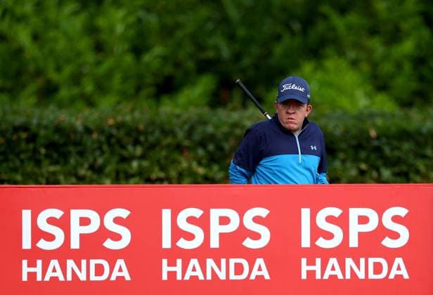 REPRO FREE *PRESS RELEASE NO REPRODUCTION FEE* EDITORIAL USE ONLY Golf Ireland ISPS Handa Irish G4D Open, Roganstown, Dublin 10 6 2025 Johnny Reay on the 1st tee Johnny Reay on the 1st tee 10 6 2025  Copyright: x INPHO JamesxCrombiex JCR17362