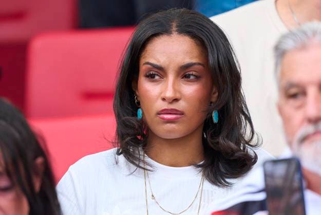Aaliyah Mohamed, girlfriend of Florian Wirtz, Nr. 17 DFB in the UEFA Nations League 2025 Third Place match GERMANY - FRANCE 0-2 in Season 2024 2025 at June 8, 2025 in Stuttgart, Germany.