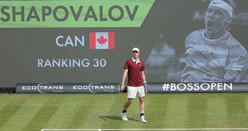10.06.2025,Boss Open 2025, TC Weissenhof Stuttgart, ATP, Tennis Herren Tour 250 Tennis, im Bild: Denis Shapovalov (CAN)