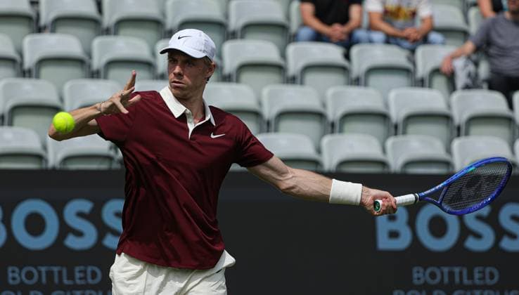 10.06.2025,Boss Open 2025, TC Weissenhof Stuttgart, ATP, Tennis Herren Tour 250 Tennis, im Bild: Denis Shapovalov (CAN)