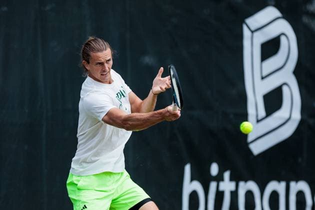 BOSS OPEN ATP250; 10.06.2025 Alexander Zverev (GER) trainiert, Training BOSS OPEN ATP250; Stuttgart, Tennisclub Weissenhof am 10.06.2025 Copyright: xBEAUTIFULxSPORTS Wunderlx