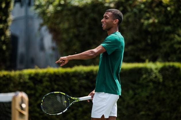 BOSS OPEN ATP250; 10.06.2025 Felix Auger-Aliassime (CAN) trainiert, im Training BOSS OPEN ATP250; Stuttgart, Tennisclub Weissenhof am 10.06.2025 Copyright: xBEAUTIFULxSPORTS Wunderlx