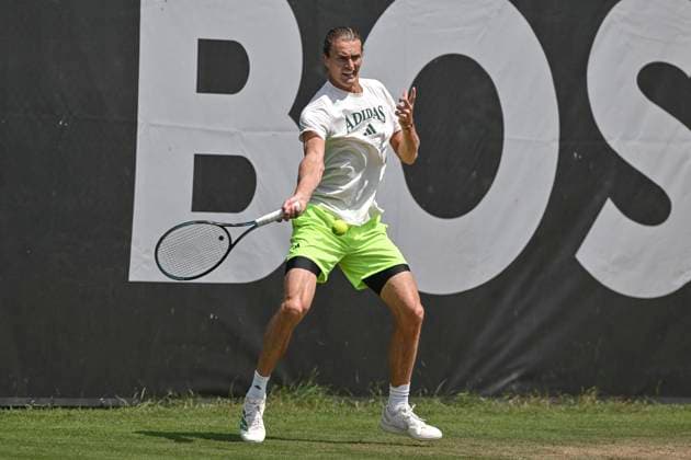 Alexander Zverev GER beim Training 10.06.2025 Tennis BOSS OPEN ATP, Tennis Herren 250, TC Weissenhof, Stuttgart,