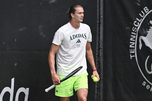 Alexander Zverev GER beim Training 10.06.2025 Tennis BOSS OPEN ATP, Tennis Herren 250, TC Weissenhof, Stuttgart,