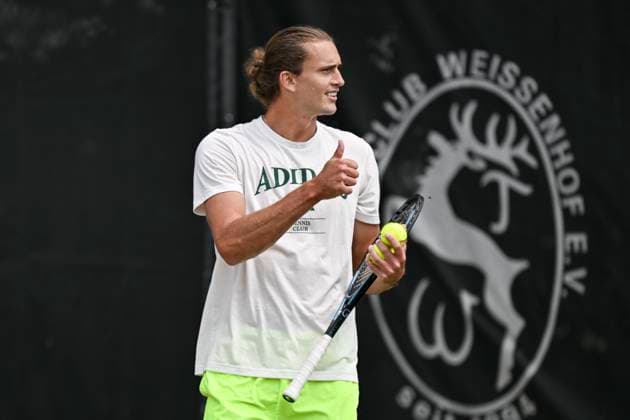 Alexander Zverev GER beim Training 10.06.2025 Tennis BOSS OPEN ATP, Tennis Herren 250, TC Weissenhof, Stuttgart,