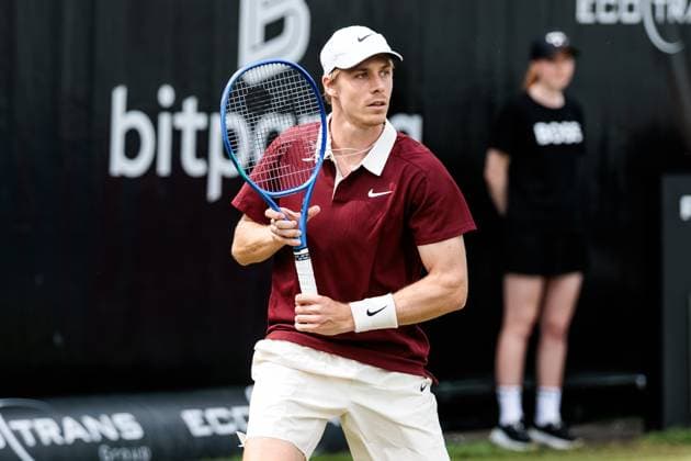 BOSS OPEN ATP250; 10.06.2025 Denis Shapovalov (CAN) im Match gegen Arthur Rinderknech (FRA) BOSS OPEN ATP250; Stuttgart, Tennisclub Weissenhof am 10.06.2025 Copyright: xBEAUTIFULxSPORTS Wunderlx