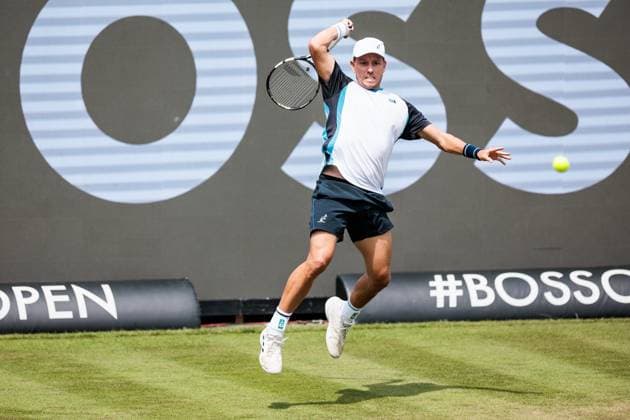 BOSS OPEN ATP250; 10.06.2025 James Duckworth (AUS) im Match gegen Justin Engel (GER) BOSS OPEN ATP250; Stuttgart, Tennisclub Weissenhof am 10.06.2025 Copyright: xBEAUTIFULxSPORTS Wunderlx