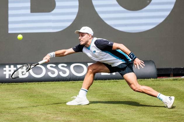 BOSS OPEN ATP250; 10.06.2025 James Duckworth (AUS) im Match gegen Justin Engel (GER) BOSS OPEN ATP250; Stuttgart, Tennisclub Weissenhof am 10.06.2025 Copyright: xBEAUTIFULxSPORTS Wunderlx