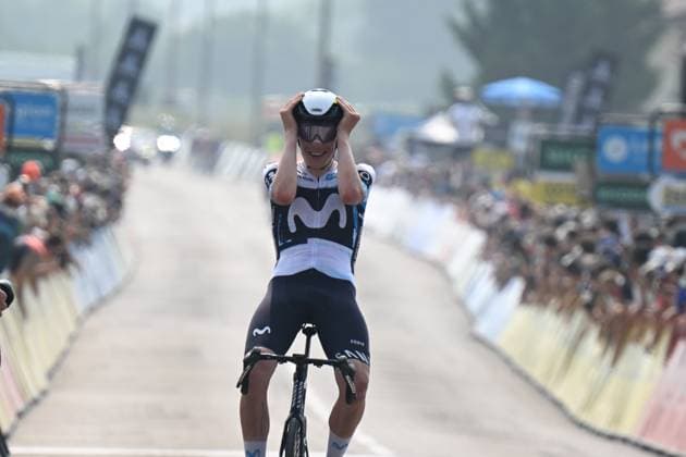 10-06-2025 Criterium Du Dauphine Libere; Tappa 03 Brioude - Charantonnay; 2025, Movistar; Romeo Abad, Ivan; Charantonnay; 