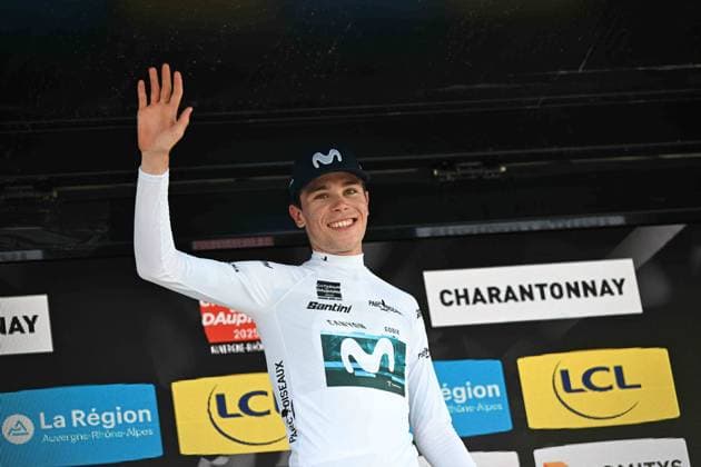 10-06-2025 Criterium Du Dauphine Libere; Tappa 03 Brioude - Charantonnay; 2025, Movistar; Romeo Abad, Ivan; Charantonnay; 