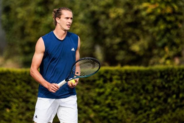 BOSS OPEN ATP250; 10.06.2025 Alexander Zverev (GER) trainiert, im Training BOSS OPEN ATP250; Stuttgart, Tennisclub Weissenhof am 10.06.2025 Copyright: xBEAUTIFULxSPORTS Wunderlx