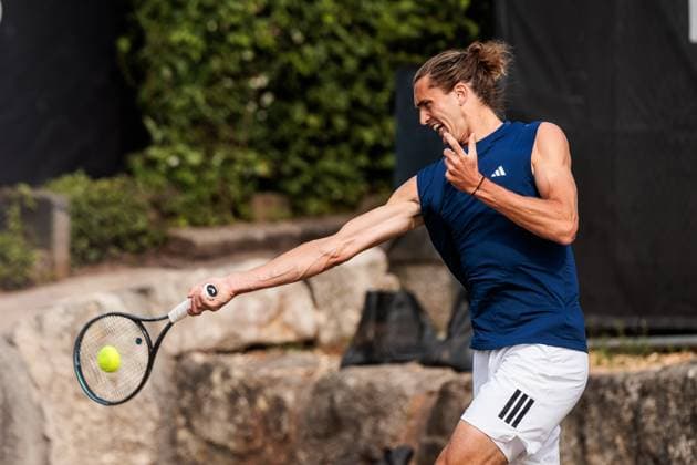 BOSS OPEN ATP250; 10.06.2025 Alexander Zverev (GER) trainiert, im Training BOSS OPEN ATP250; Stuttgart, Tennisclub Weissenhof am 10.06.2025 Copyright: xBEAUTIFULxSPORTS Wunderlx