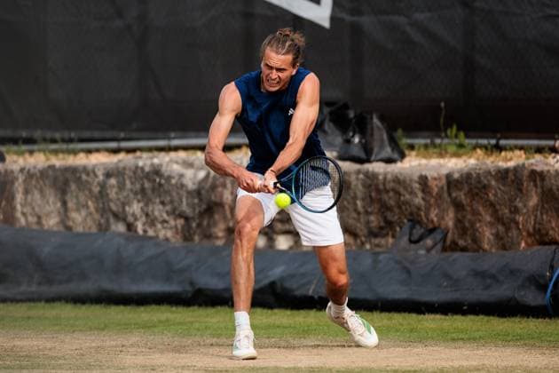 BOSS OPEN ATP250; 10.06.2025 Alexander Zverev (GER) trainiert, im Training BOSS OPEN ATP250; Stuttgart, Tennisclub Weissenhof am 10.06.2025 Copyright: xBEAUTIFULxSPORTS Wunderlx