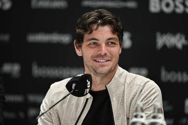 Taylor Fritz USA in der Pressekonferenz 10.06.2025 Tennis BOSS OPEN ATP, Tennis Herren 250, TC Weissenhof, Stuttgart,