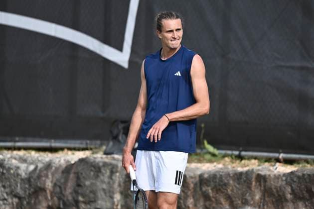 Alexander Zverev beim Training 10.06.2025 Tennis BOSS OPEN ATP, Tennis Herren 250, TC Weissenhof, Stuttgart,