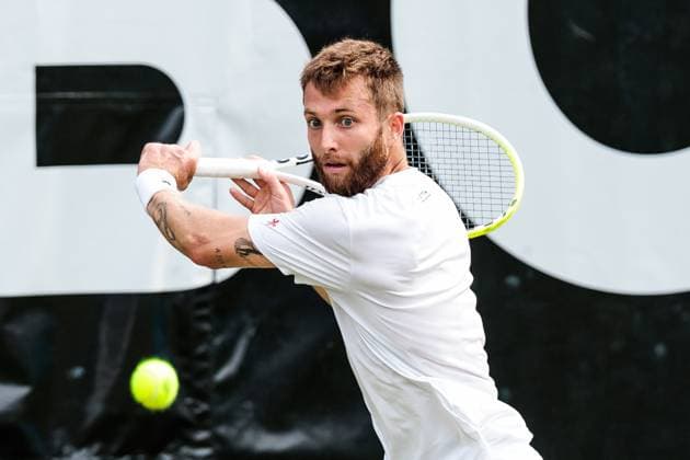 BOSS OPEN ATP250; 10.06.2025 Corentin Moutet (FRA) im Match gegen Fabio Fognini (ITA) BOSS OPEN ATP250; Stuttgart, Tennisclub Weissenhof am 10.06.2025 Copyright: xBEAUTIFULxSPORTS Wunderlx