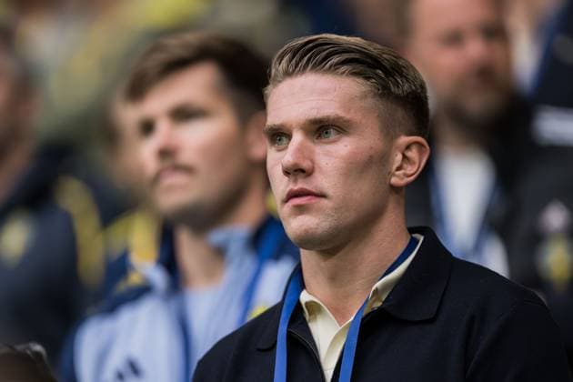 250610 Viktor Gyökeres ahead of the International Friendly, Länderspiel, Nationalmannschaft football match between Sweden and Algeria on June 10, 2025 in Stockholm. Photo: Simon Hastegard BILDBYRAN kod SH SH0632 fotboll football soccer fotball träningslandskamp international friendly sverige sweden sverige a algeria bbeng Copyright: SIMONxHASTEGARD BB250610SH011