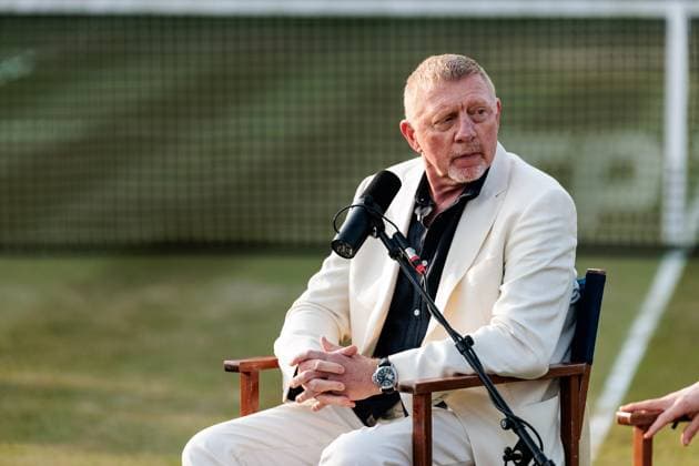 BOSS OPEN ATP250; 10.06.2025 Boris Becker während der Live-Aufnahme des Boris Becker & Andrea Petrovic Podcasts BOSS OPEN ATP250; Stuttgart, Tennisclub Weissenhof am 10.06.2025 Copyright: xBEAUTIFULxSPORTS Wunderlx