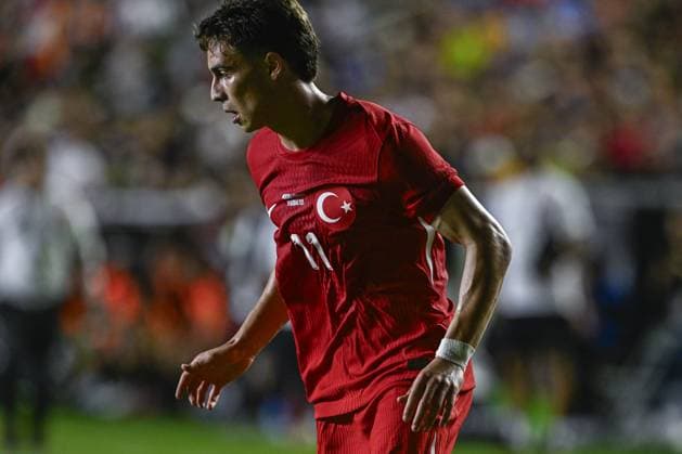 Turkiye v Mexico - Friendlies NORTH CAROLINA, UNITED STATES - JUNE 10: Kenan Yildiz (11) of Turkiye in action during the friendly match between Turkiye and Mexico at Kenan Memorial Stadium at Chapel Hill, North Carolina, United States on June 10, 2025. Celal Gunes Anadolu North Carolina United States. Editorial use only. Please get in touch for any other usage.  Copyright: x2025xAnadoluxCelalxGunesx