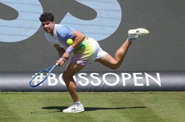 11.06.2025,Boss Open 2025, TC Weissenhof Stuttgart, ATP, Tennis Herren Tour 250 Tennis, im Bild: Ben Shelton (USA)