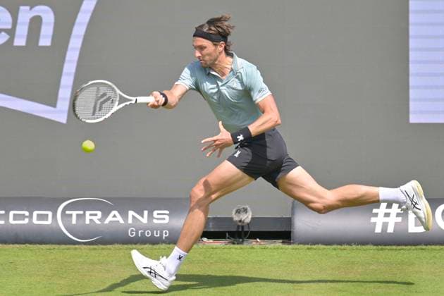 Arthur RINDERKNECH (FRA) 11.06.2025 Tennis BOSS OPEN ATP, Tennis Herren 250, TC Weissenhof, Stuttgart,