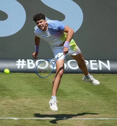 11.06.2025,Boss Open 2025, TC Weissenhof Stuttgart, ATP, Tennis Herren Tour 250 Tennis, im Bild: Ben Shelton (USA)