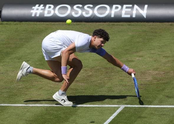 11.06.2025,Boss Open 2025, TC Weissenhof Stuttgart, ATP, Tennis Herren Tour 250 Tennis, im Bild: Ben Shelton (USA)