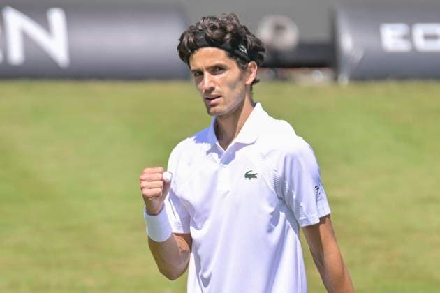 Pierre-Hugues HERBERT (FRA) ballt die Faust 11.06.2025 Tennis BOSS OPEN ATP, Tennis Herren 250, TC Weissenhof, Stuttgart,