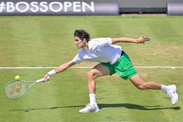 Pierre-Hugues HERBERT (FRA) 11.06.2025 Tennis BOSS OPEN ATP, Tennis Herren 250, TC Weissenhof, Stuttgart,