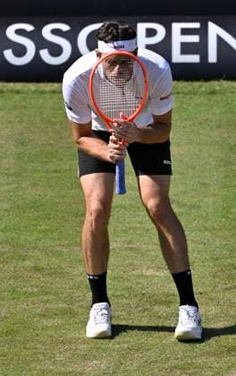 Taylor Fritz (USA) Enttaeuschung enttaeuscht nach vergebener Chance Gestik Geste Tennis Herren BOSS Open ATP, Tennis Herren 250 Stuttgart 2025 Weissenhof BOSS Open ATP 250 Stuttgart 2025